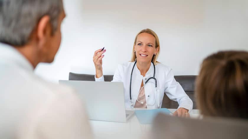 Arztgespräch: Grosse Zurückhaltung bei der Digitalisierung der Gesundheitsdaten.