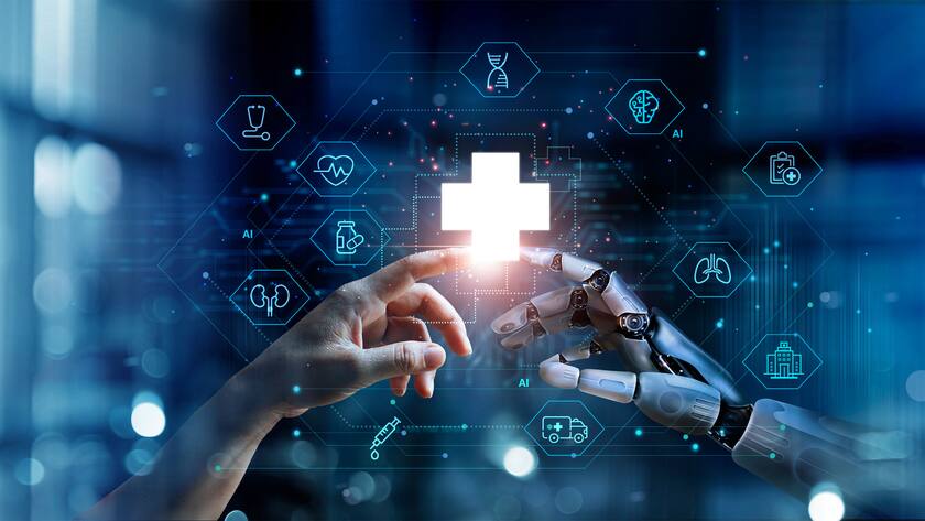Gesundheit und künstliche Intelligenz sollen Hand in Hand gehen.