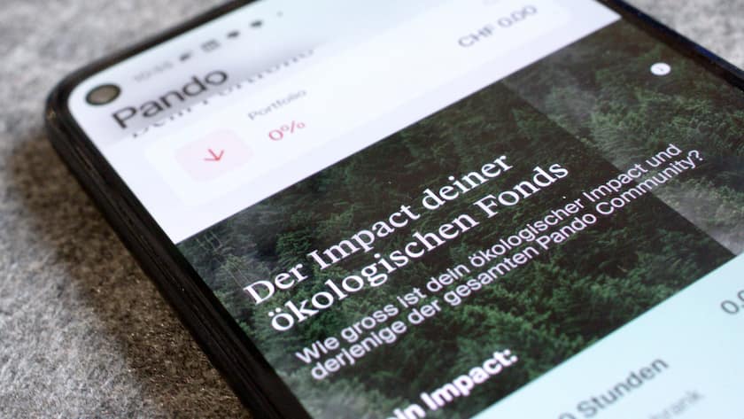 Bislang die einzige App für Swiss-Life-Kunden: Pando