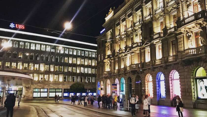 Hauptsitze von UBS und Credit Suisse am Paradeplatz Zürich