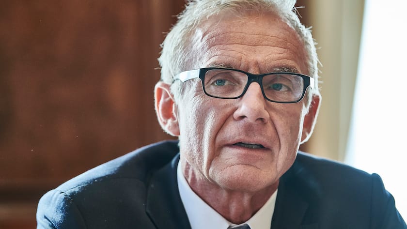 Urs Rohner, Verwaltungsratspraesident der Bank Credit Suisse, aufgenommen am 1. Oktober 2019 in Zuerich. (KEYSTONE/René Ruis)