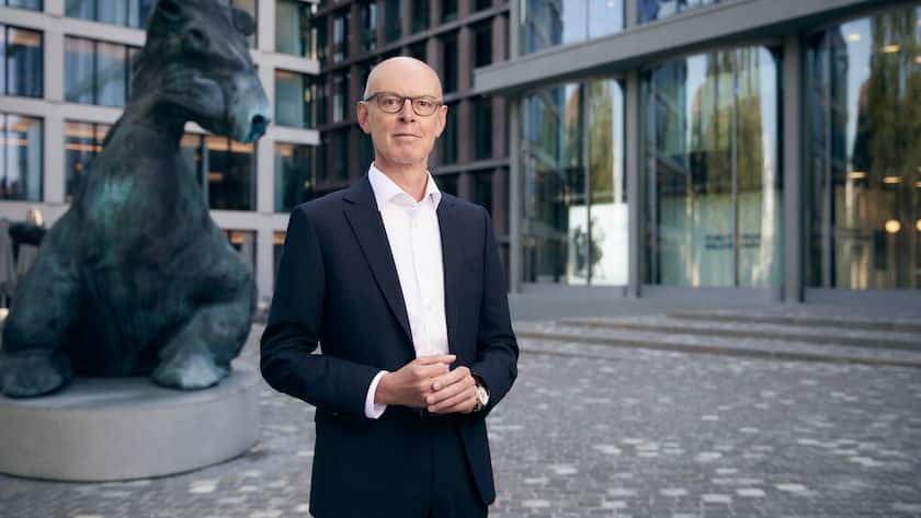 Gert De Winter, CEO Baloise, am Hauptsitz in Basel, 16.08.2022, Foto Lucia Hunziker