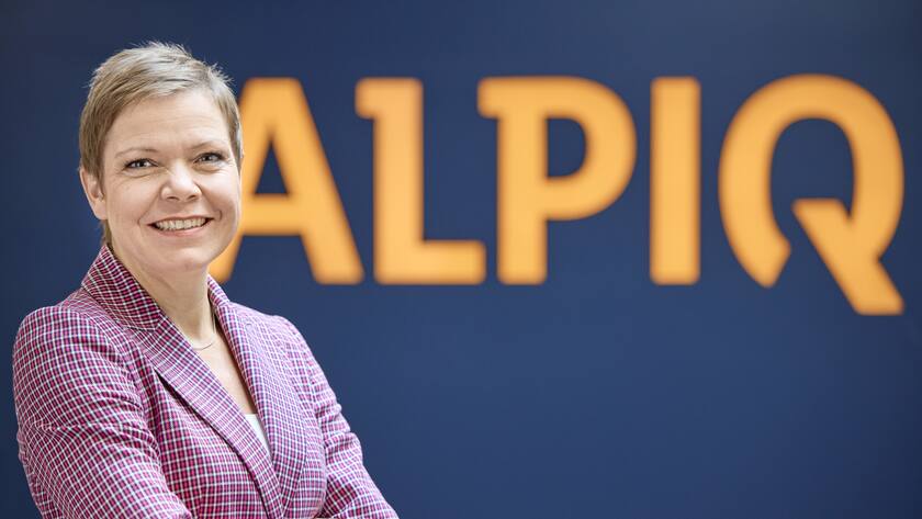 Antje Kanngiesser, CEO Alpiq, posiert fuer ein Portrait, am Donnerstag, 26. August 2021, in Olten. (KEYSTONE/Michael Buholzer)