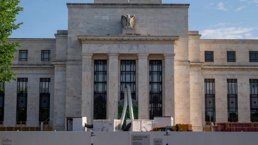 Federal Reserve Building in Washington DC The Marriner S. Eccles Federal Reserve Building May 14, 2023 in Washington DC. Photo by Ken Cedeno/Sipa USA Washington DC United States NOxUSExINxGERMANY PUBLICATIONxINxALGxARGxAUTxBRNxBRAxCANxCHIxCHNxCOLxECUxEGYxGRExINDxIRIxIRQxISRxJORxKUWxLIBxLBAxMLTxMEXxMARxOMAxPERxQATxKSAxSUIxSYRxTUNxTURxUAExUKxVENxYEMxONLY Copyright: xSipaxUSAx Editorial use only sipausa_46260028