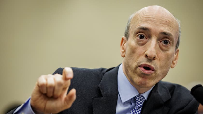 May 18, 2022, Washington, District of Columbia, USA: Gary Gensler, Chair of the U.S. Securities and Exchange Commission SEC, testifies during a House Committee on Appropriations Subcommittee on Financial Services hearing on the proposed budget request for the Federal Trade Commission and the Securities and Exchange Commission for fiscal year 2023 in Washington, DC, on May 18, 2022 Washington USA - ZUMAs152 20220518_zaa_s152_009 Copyright: xSamuelxCorumx