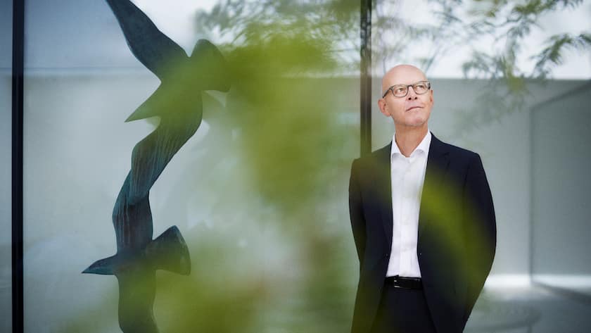 Gert De Winter, CEO Baloise, am Hauptsitz in Basel, 16.08.2022, Foto Lucia Hunziker