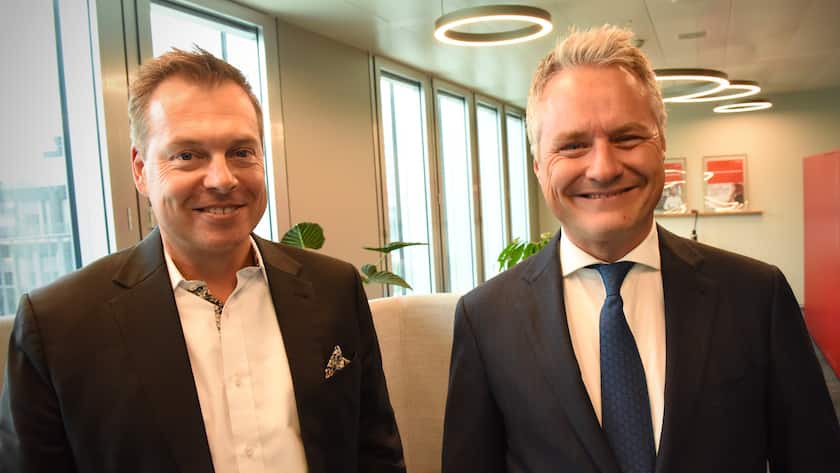 Wagen gemeinsam den Sprung in ETF-Sparplan-Geschäft: Philipp Merkt (CIO PostFinance) und Roger Bootz (CEO Vanguard Schweiz) in Zürich.