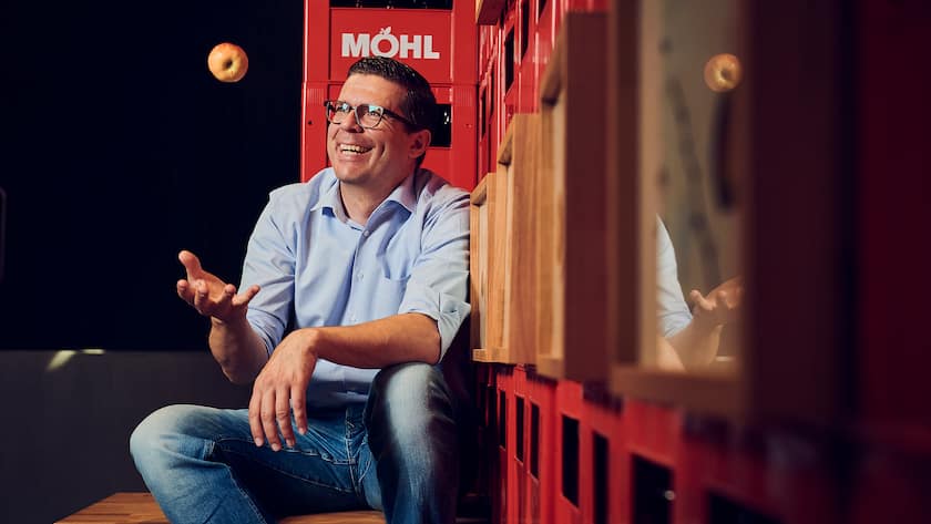 Hipster-Cider, Saft und Süssmost: So tritt Möhl gegen Ramseier an Rundgang durch die Mosterei Möhl: Firmenchef Michael Artho