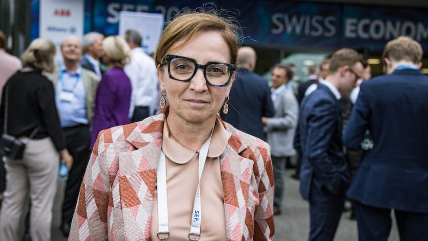 Bild: Philippe Rossier, 6.6.2024, Interlaken BE, Swiss Economic Forum. Bild: Philomena Colatrella, 55, CEO CSS
