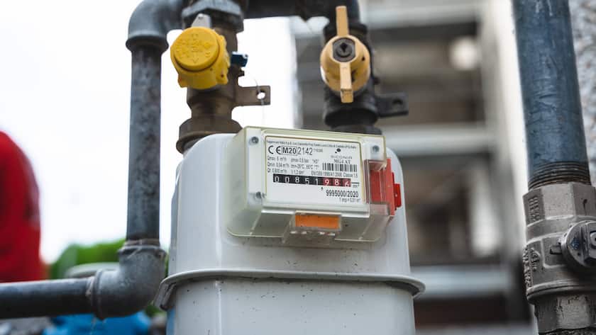 Ein Gaszähler in Italien.