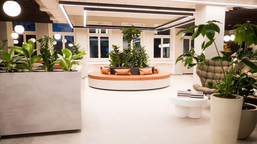 Die neue moderne Umgebung für Marsh an der historischen Sihlporte.