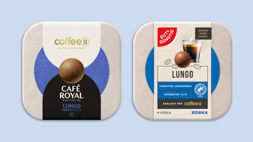 Coffee B Original und Eigenmarke bei Edeka