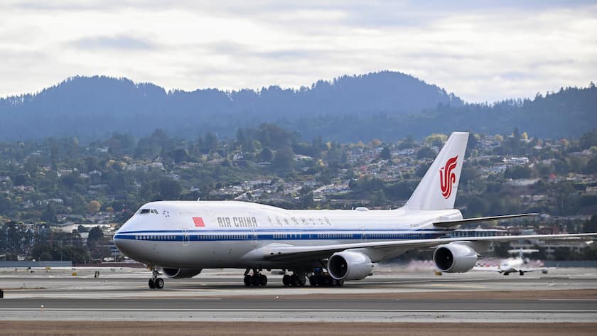 Xi Jinping traf am Dienstag in San Francisco ein.