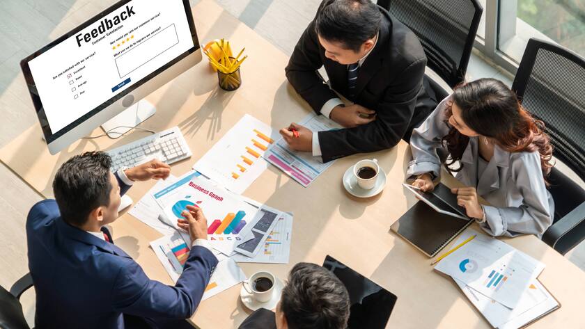 Customer feedback and review analysis by modish computer software Customer feedback and review analysis by modish computer software for corporate business Copyright: x RECORD DATE NOT STATED