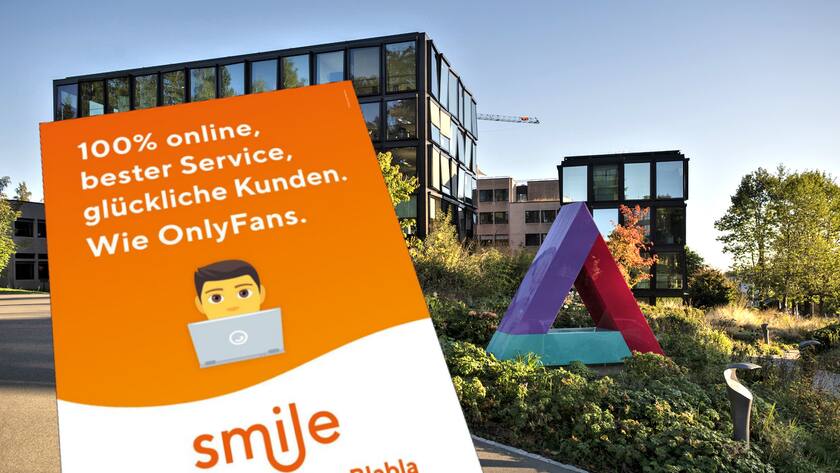 Erotik für die Helvetia-Tochter: So wirbt die Online-Tochter Smile