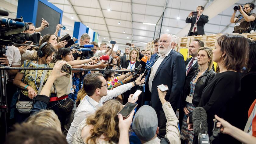 Frans Timmermans, Vize-Praesident und Kommissar fuer Klimaschutz der Europaeischen Kommission