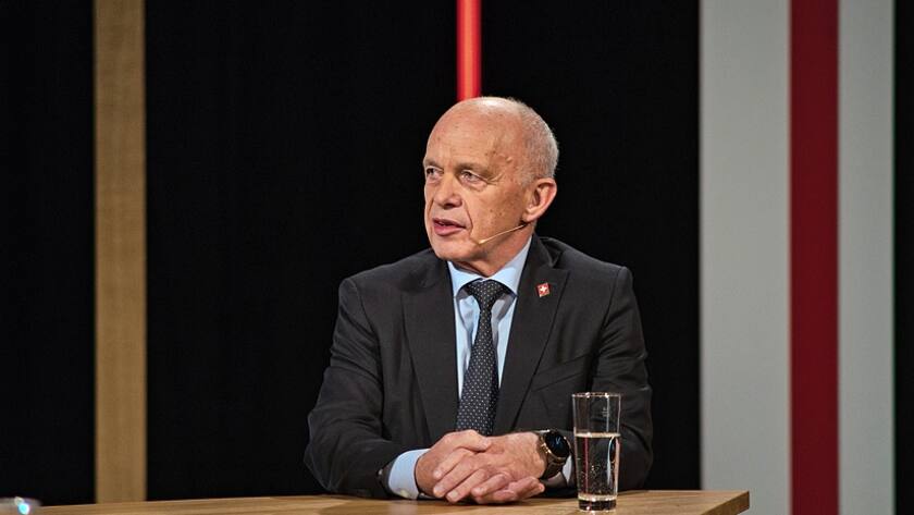 Ueli Maurer, Finanzminister © Markus Senn www.Passionforpictures.org FEES APPLY! Business Talk BILANZ vom 8. März 2022 mit Axel Weber und Ueli Maurer