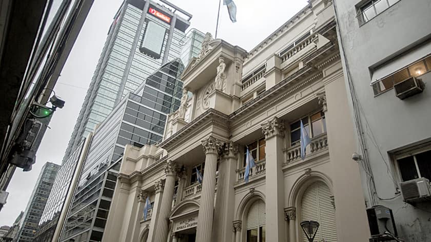 Die argentinische Zentralbank in Buenos Aires (10.5.2018).