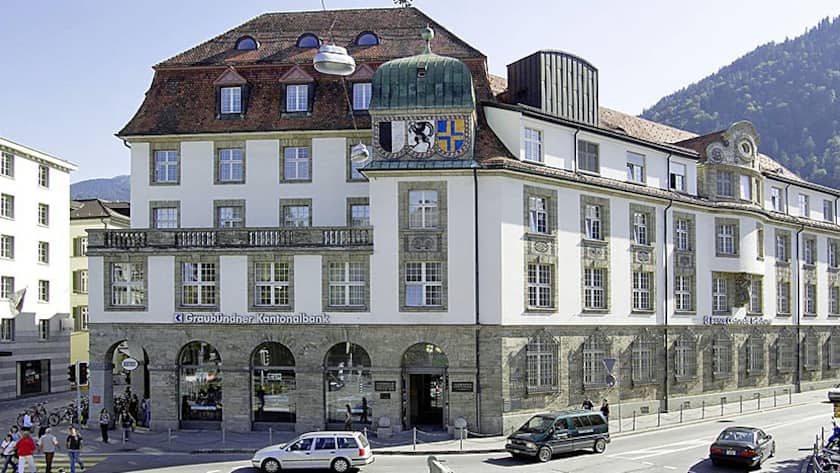 Der Hauptsitz der Graubündner Kantonalbank in Chur.