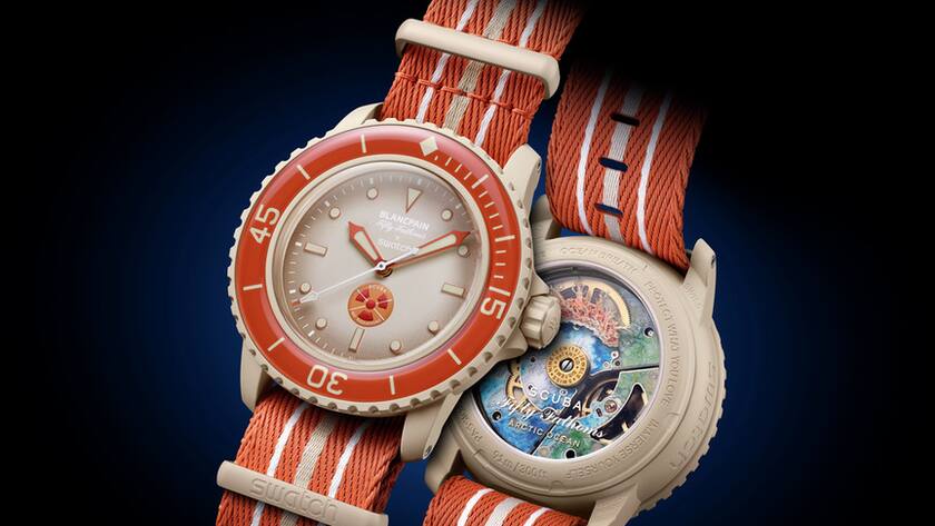 Die «Arctic Ocean» aus der neuen Swatch-Blancpain-Kollektion.