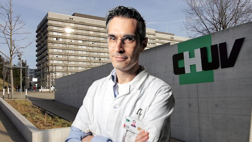 Sylvain Meylan, Arzt in der Abteilung für Infektionskrankheiten des CHUV