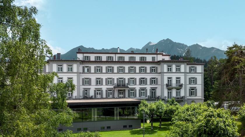 Waldhaus Flims Resort Park: Nicht nur das Hotel selber, auch der Spa-Bereich und die Restaurants bleiben für die Dauer zu