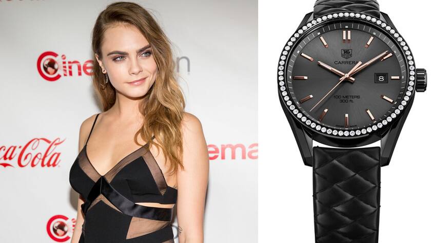 Die Model Uhr von Cara Delevingne und Tag Heuer BILANZ