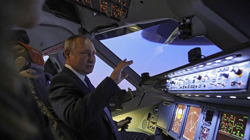 Putin im Cockpit