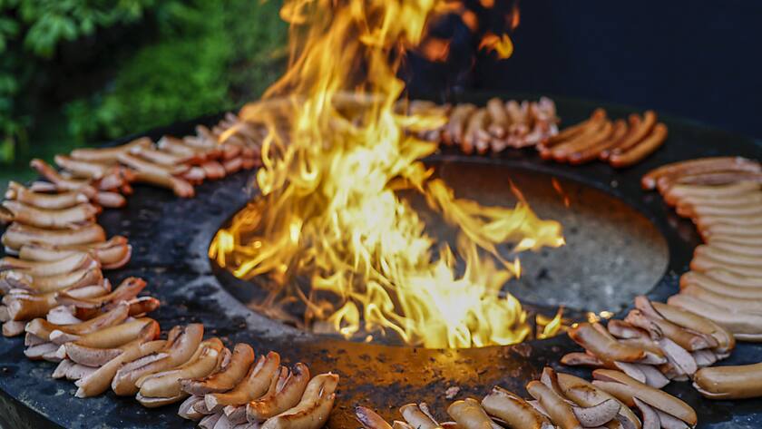 9000 Cervelats wurden im Maison Suisse verkauft.