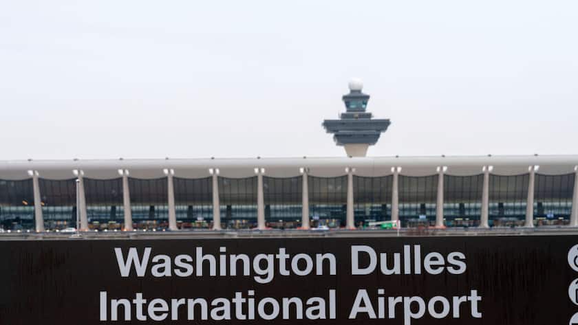 ARCHIV - Der internationale Flughafen Dulles nahe der US-Hauptstadt Washington. Foto: Jose Luis Magana/AP/dpa