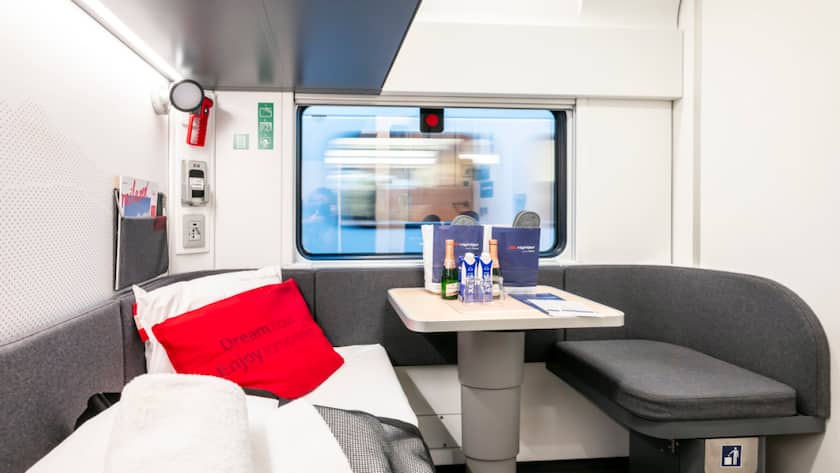 Ein Schlafabteil in einem Nachtzug. Das Parlament will keine Subvention für die geplante Nachtzug-Verbindung von Basel über Deutschland und Dänemark nach Malmö. (Archivbild)