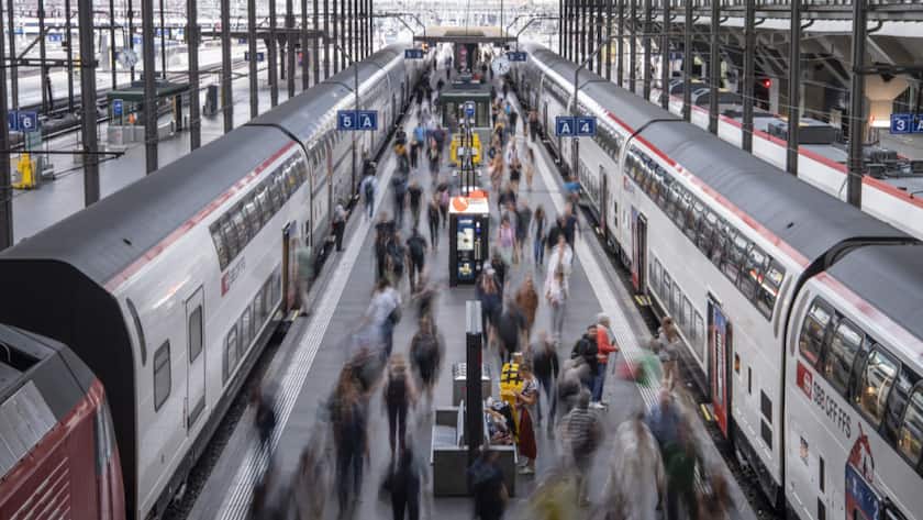 Der Bahnverkehr im Bahnhof Luzern war am Dienstagnachmittag beeinträchtigt. (Archivaufnahme)