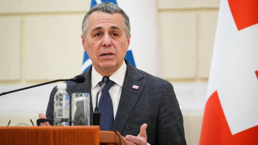 Das Departement von Aussenminister Ignazio Cassis reagiert mit Besorgnis auf die neuste Eskalation im Iran. (Archivbild)