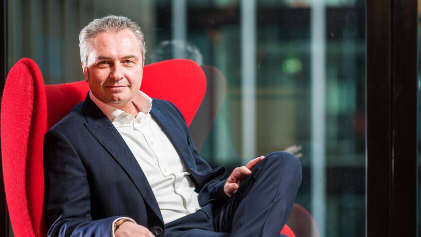 Sunrise CEO André Krause am Hauptsitz in Opfikon.