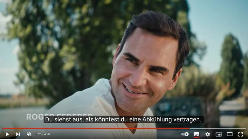 Roger Federer für Schweiz Tourismus