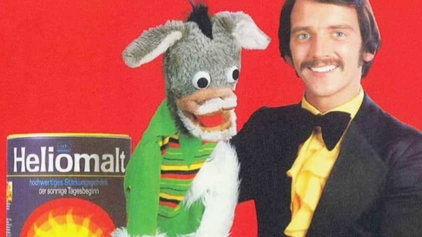 Heliomalt Kampagne mit Kliby + Caroline 1979. 2022 soll die Schweizer Marke aufgefrischt werden