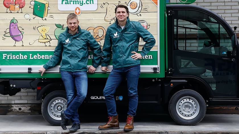 Farmy Co CEO Tobias Schubert und Roman Hartmann