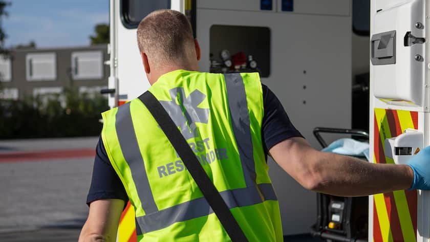 Ein First Responder im Kanton Zürich im Einsatz
