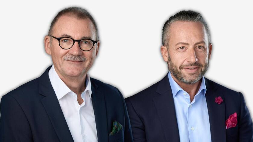 links: Josef Eckl Zenger, rechts: Teodoro Martino