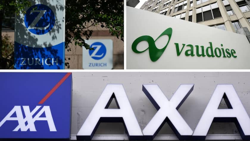Zurich Versicherung, Vaudoise, Axa - Fotomontage