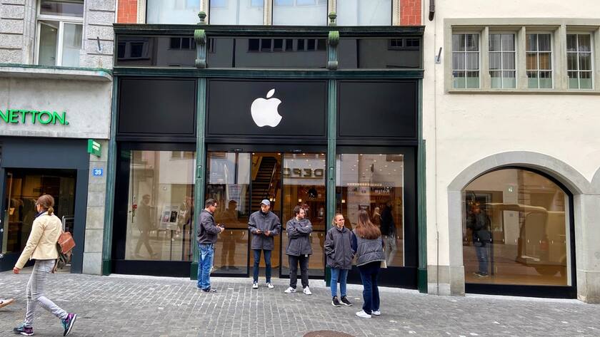 Apples Flagship-Store in Zürich: Bis 26. März geschlossen