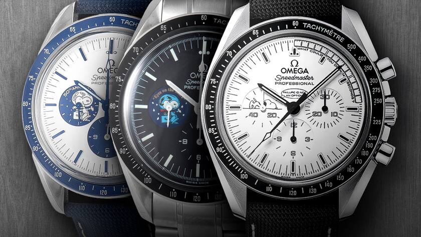 Die Snoopy-Sondermodelle der Omega Speedmaster