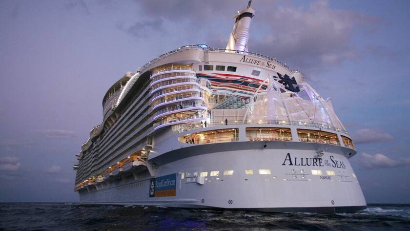 Die «Allure of the Seas» ist die Nummer vier der zehn grössten Kreuzfahrtschiffe.