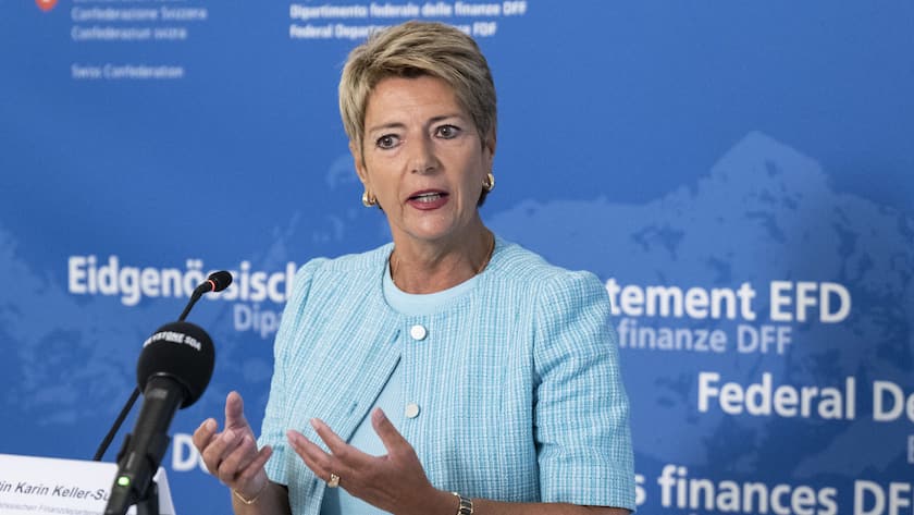 Finanzministerin Karin Keller-Sutter sieht eine «Win-Win-Situation für alle Seiten».