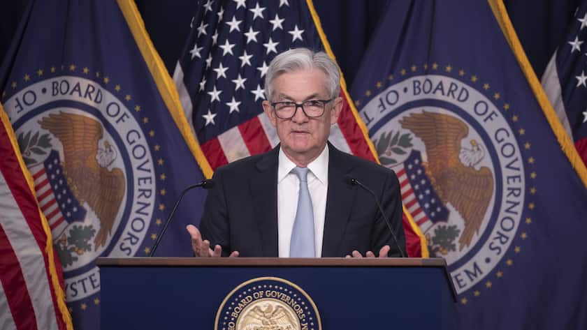 Fed-Chef Jerome Powell versucht die Inflation mit höheren Zinsen zu bekämpfen.