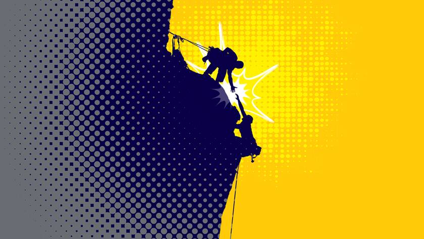 BCGE-CorporateFinance Hand Pop art Mountain Climbers