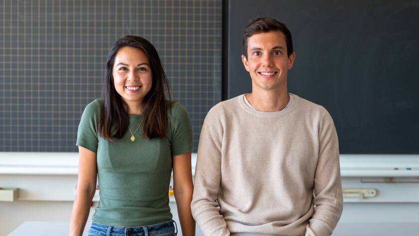 Alicia Rüegg und Samuel Thalmann, Gründer-Duo des Zürcher Startups Epalero