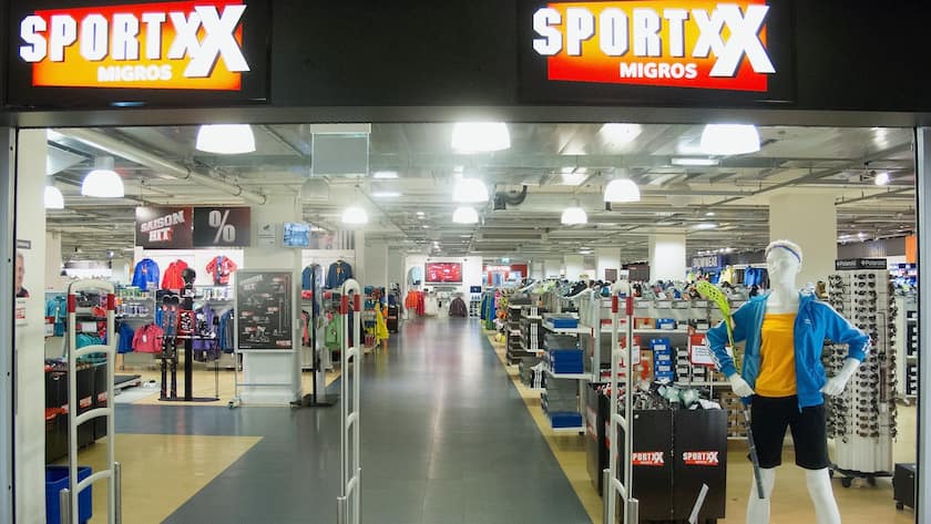 Sport XX Fiiale Migros ändert Name auf Sport X