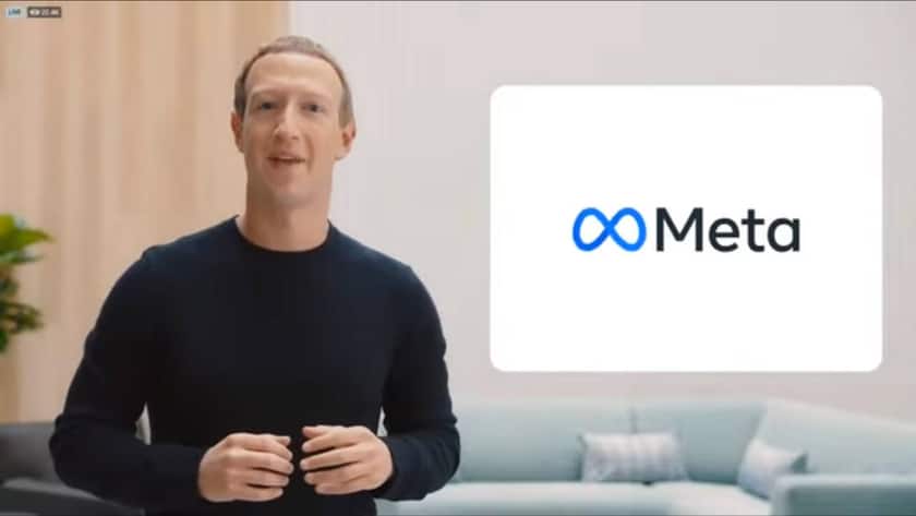 Mark Zuckerberg bei der Vorstellung des neuen Konzernnamens Meta: Auf der ganzen Welt fallen die Werbebudgets.