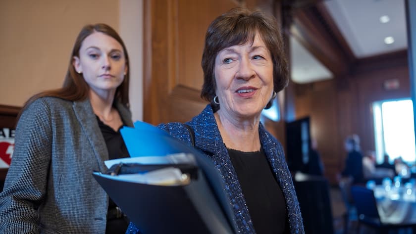 Republikanische Senatorin Susan Collin, Maine